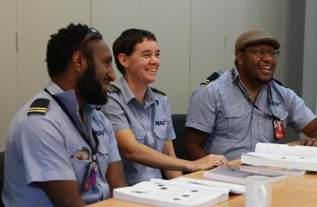 Students laughing in Mareeba classroom